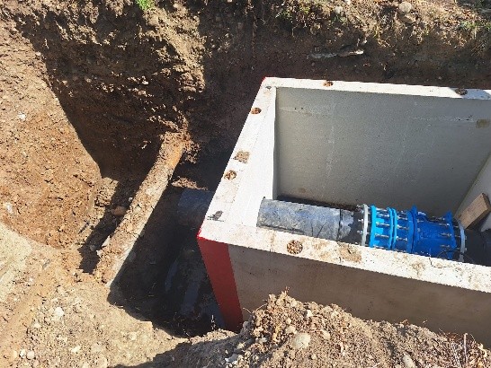 CL 5.2A – UAT Pitești, str. Stadionului – Lucrări de reabilitare a rețelei de alimentare cu apă din fontă ductilă FD650 – Cămin de vane
